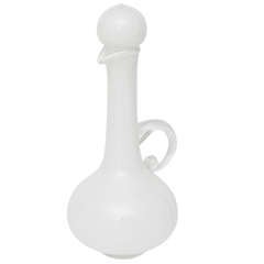 Cased Glass Decanter with Stopper