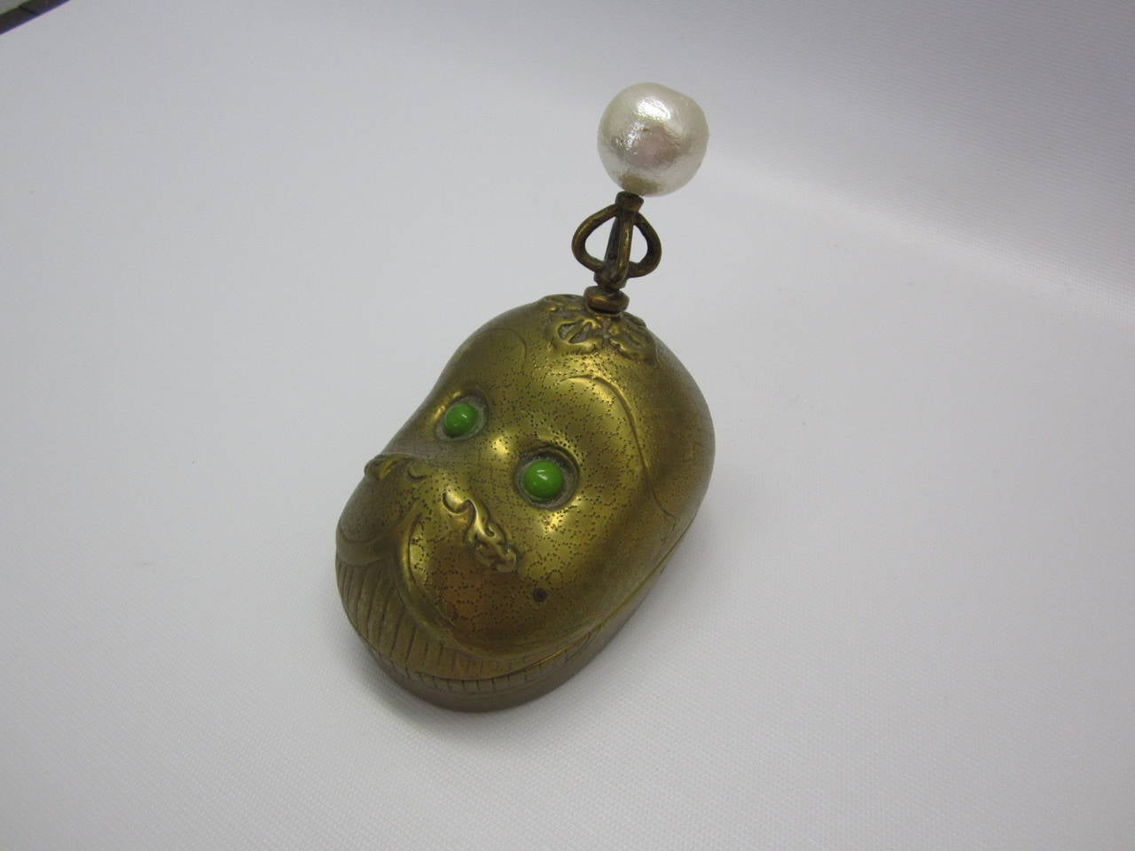 Brass Lidded Monkey Box at 1stdibs