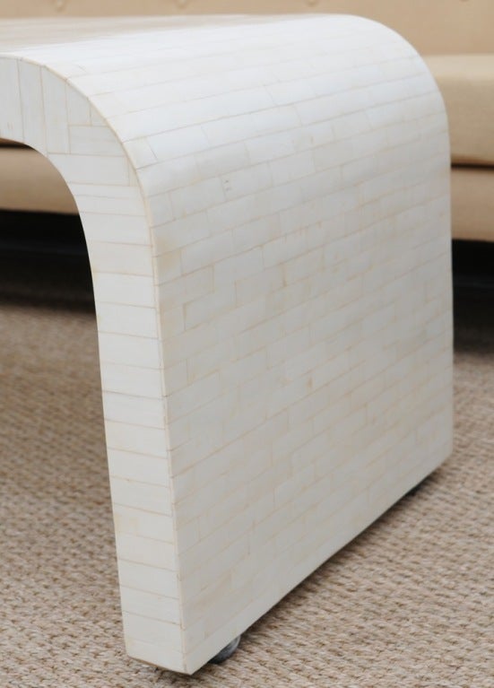 Bone Inlay Pivoting Cocktail Table 3