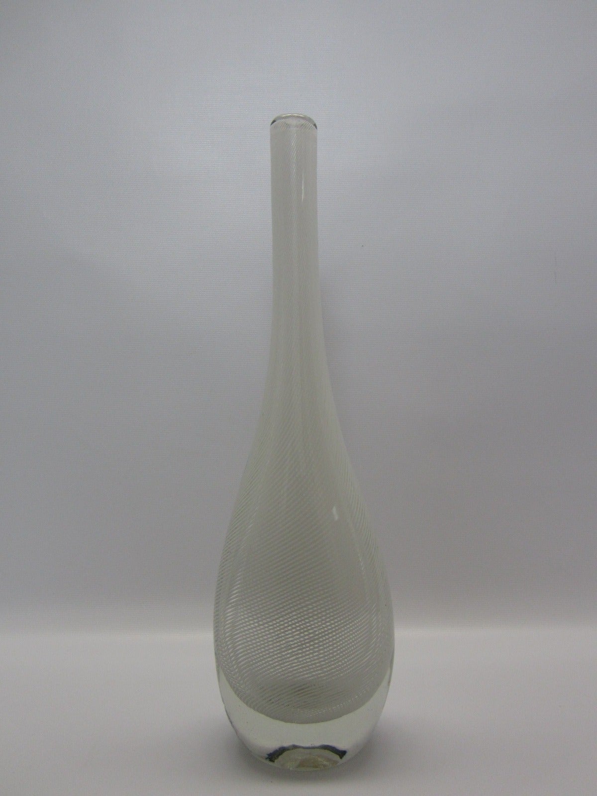 Venini Handblown Murano Glass Vase For Sale 2