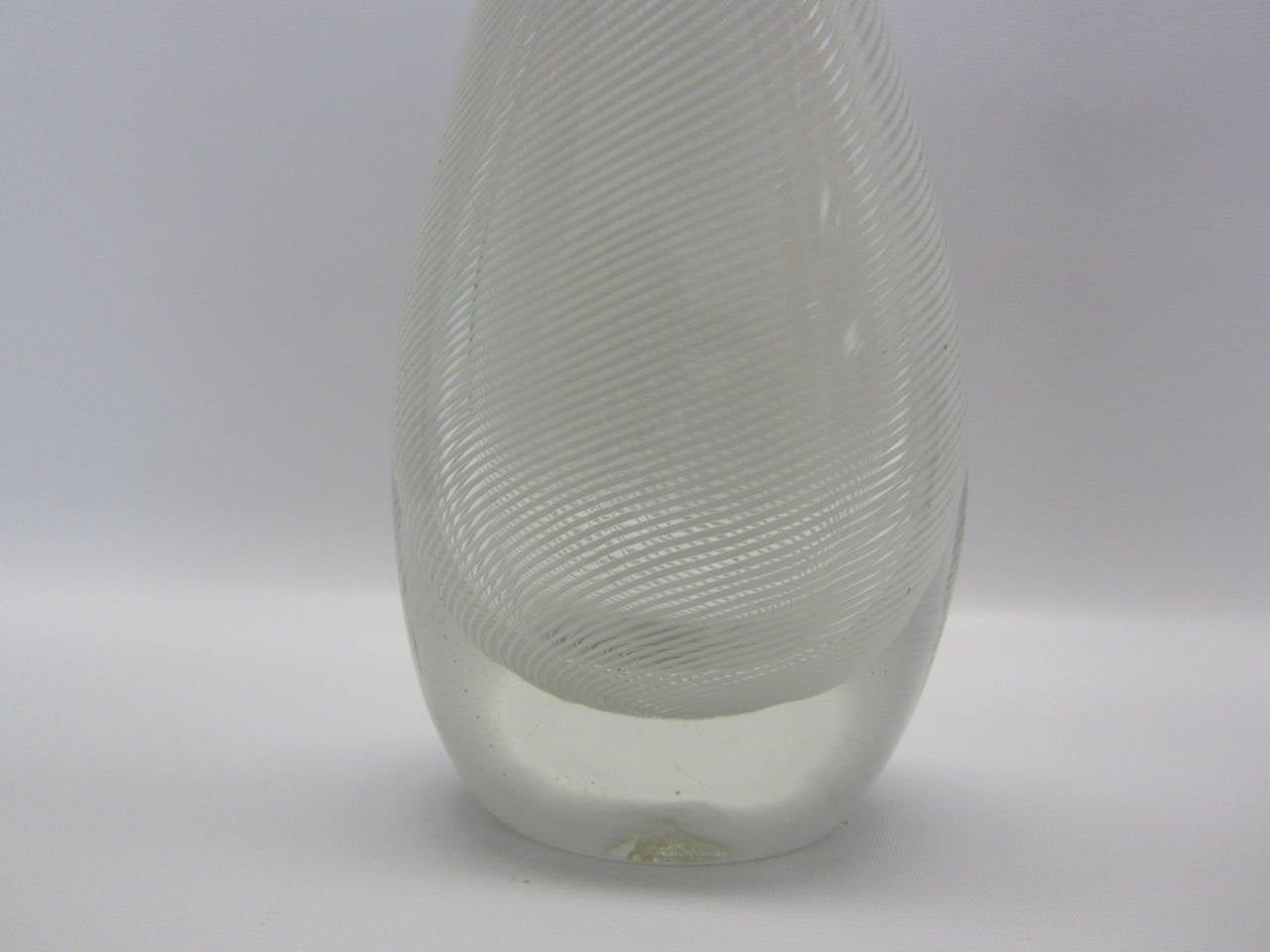 Venini Handblown Murano Glass Vase For Sale 4