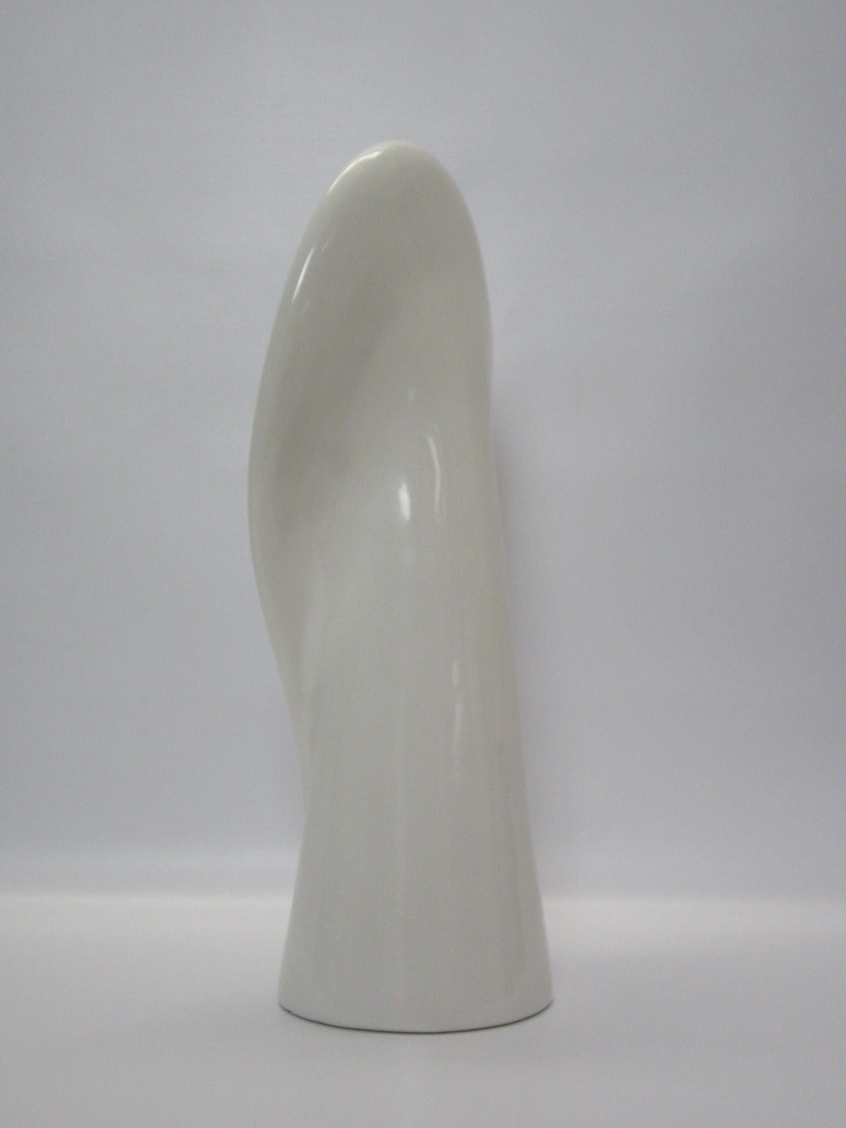 20th Century Porcelain Ear Vase by Raymor For Sale
