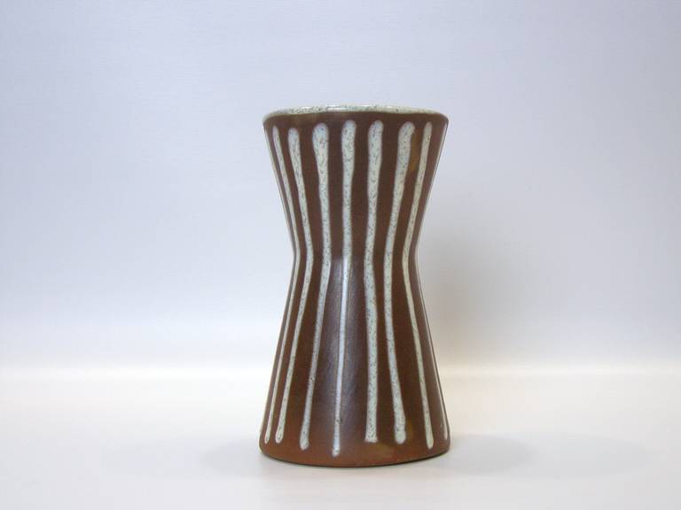 French Three-Piece Grouping of Roche Pottery, France, 1960s