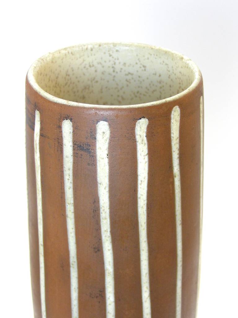 Mid-20th Century Three-Piece Grouping of Roche Pottery, France, 1960s