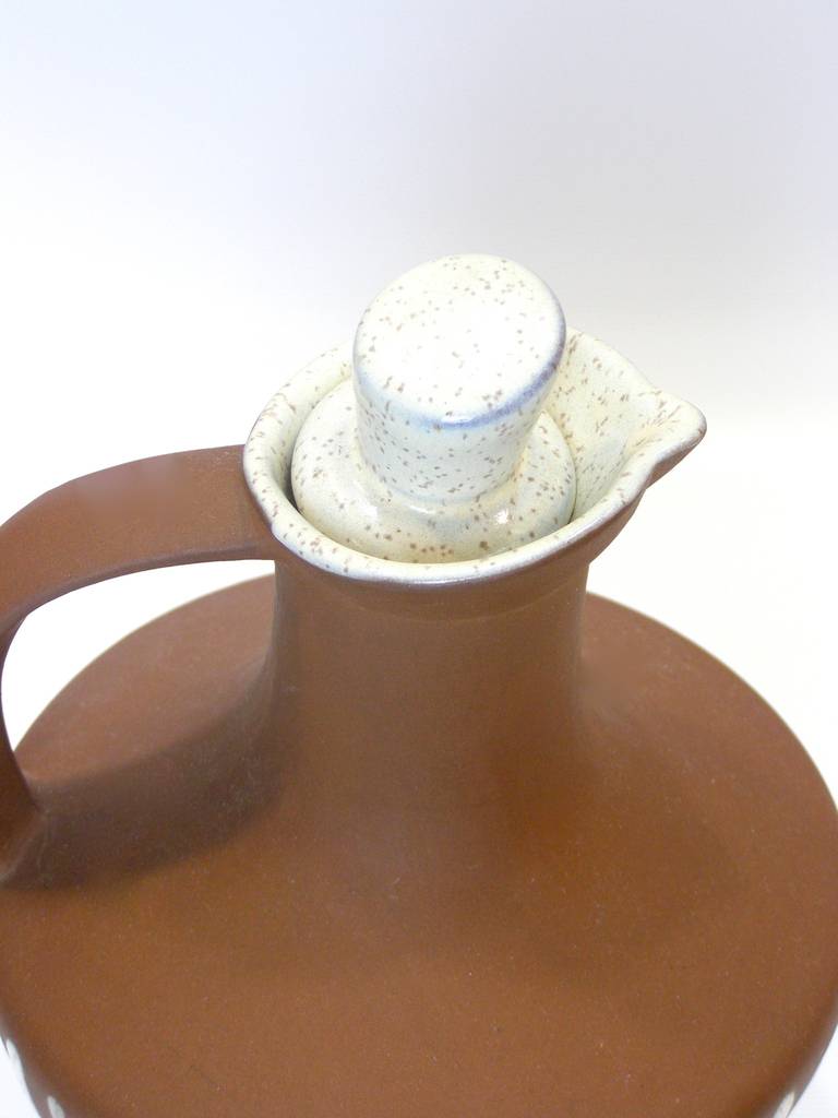 Three-Piece Grouping of Roche Pottery, France, 1960s 1