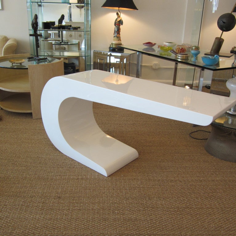cantilever console table