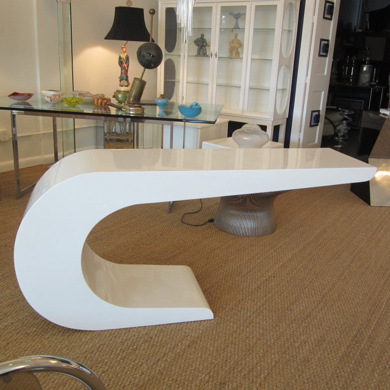 American Cantilevered Console Table