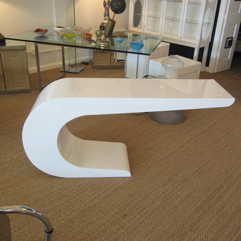 20th Century Cantilevered Console Table
