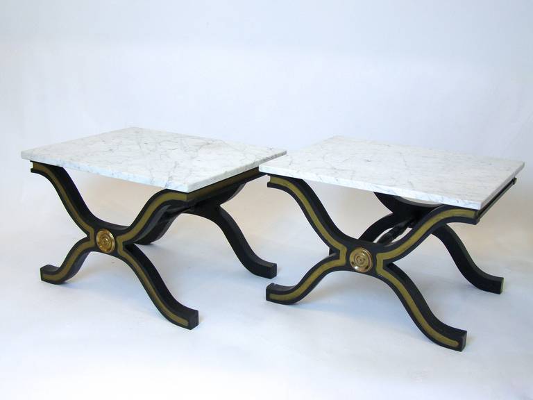 American Pair of Dorothy Draper Espana Side Tables