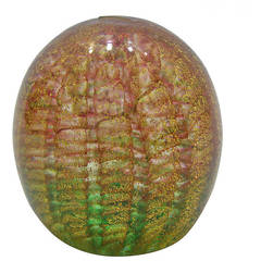 Barovier Cordonato d'Oro Handblown Murano Glass Paperweight