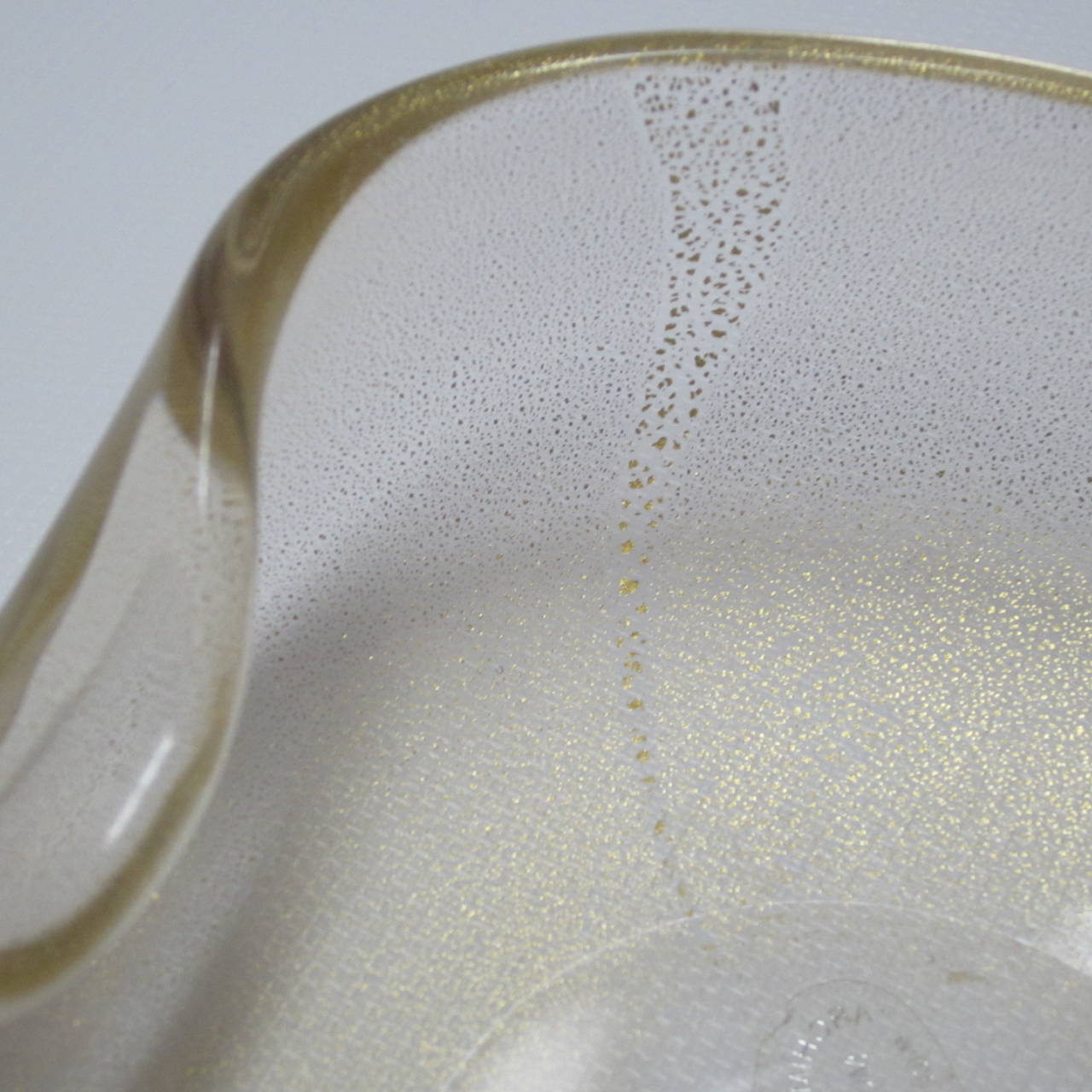Elsa Peretti for Tiffany Handblown Murano Glass Dish by Archimede Seguso For Sale 1