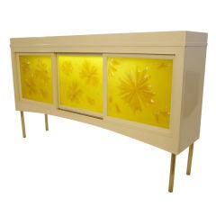 Bakelite Front Credenza By Harold K. Schwartz for Rom Weber