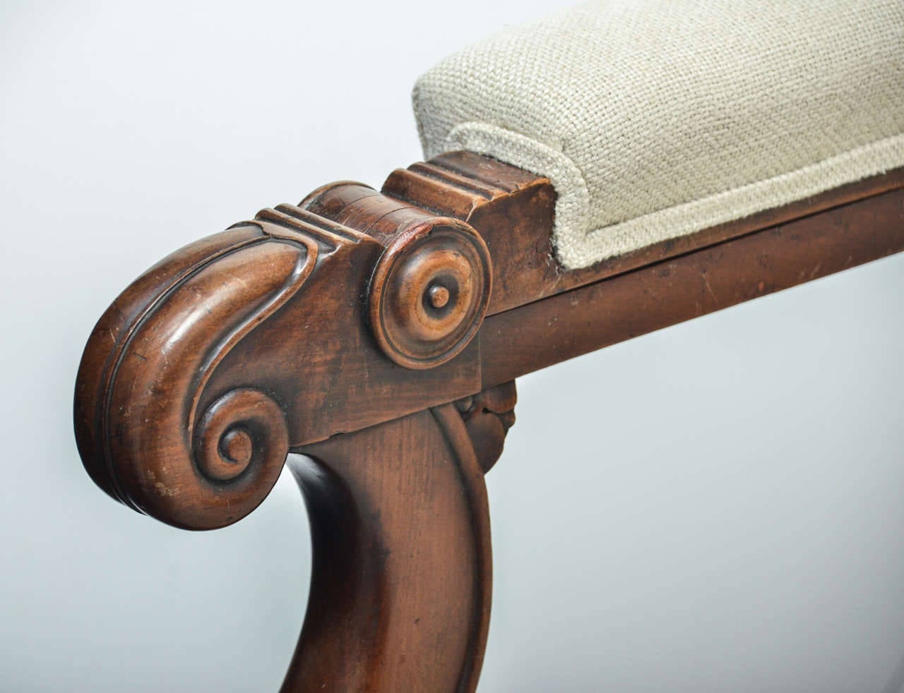 Antiker Mahagoni-Sessel aus der William-IV-Periode des 19. Jahrhunderts, England, 19. Jahrhunderts. (Englisch) im Angebot