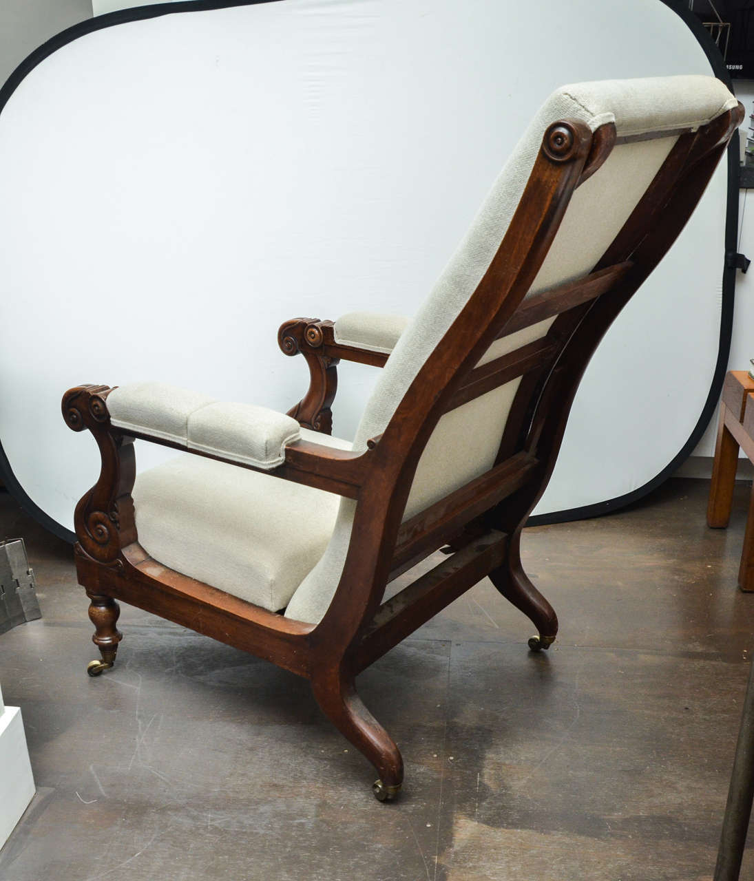 Antiker Mahagoni-Sessel aus der William-IV-Periode des 19. Jahrhunderts, England, 19. Jahrhunderts. im Angebot 2