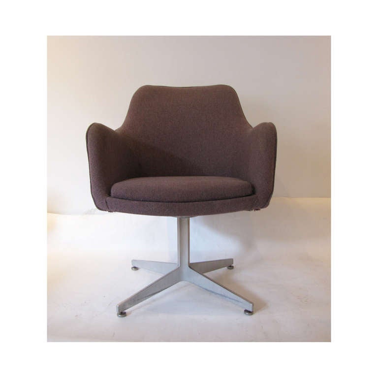 Set of Eight Swivel Dining or Conference Chairs by Ward Bennett