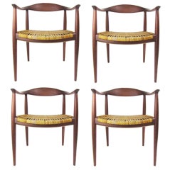 Set of Four Classic Chairs by Hans Wegner