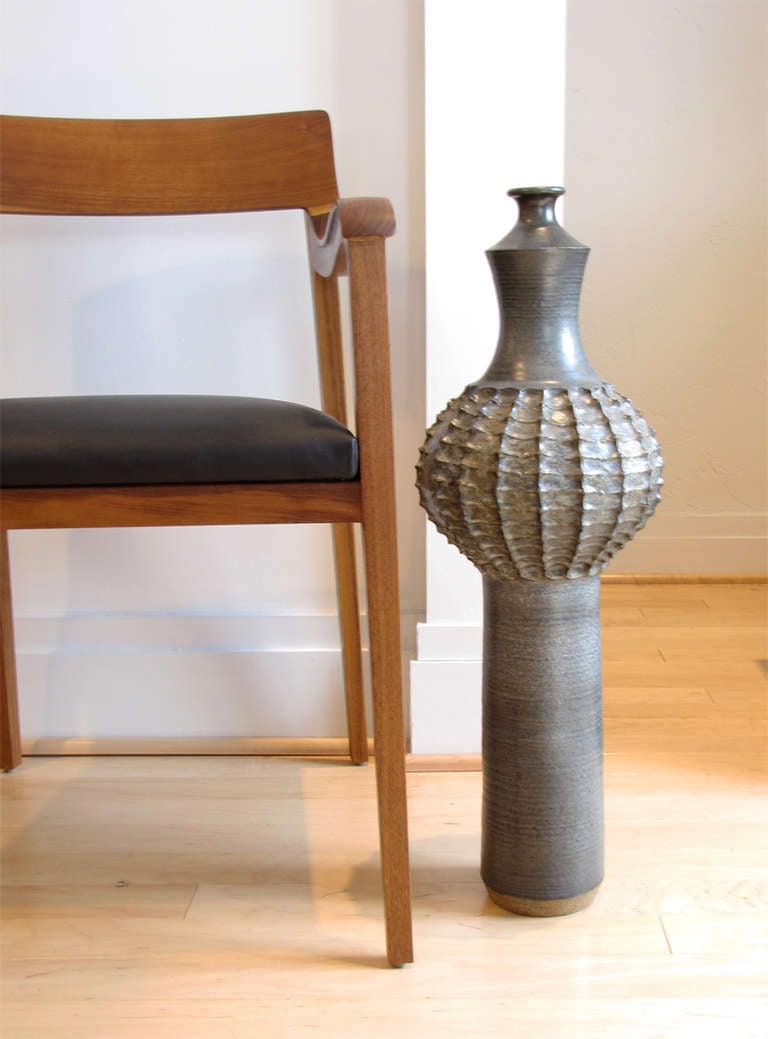 Mid-Century Modern Floor Vase by Paul Bérubé For Sale