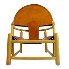 W. Toffaloni & Piero Palange Lounge Chair in Beech