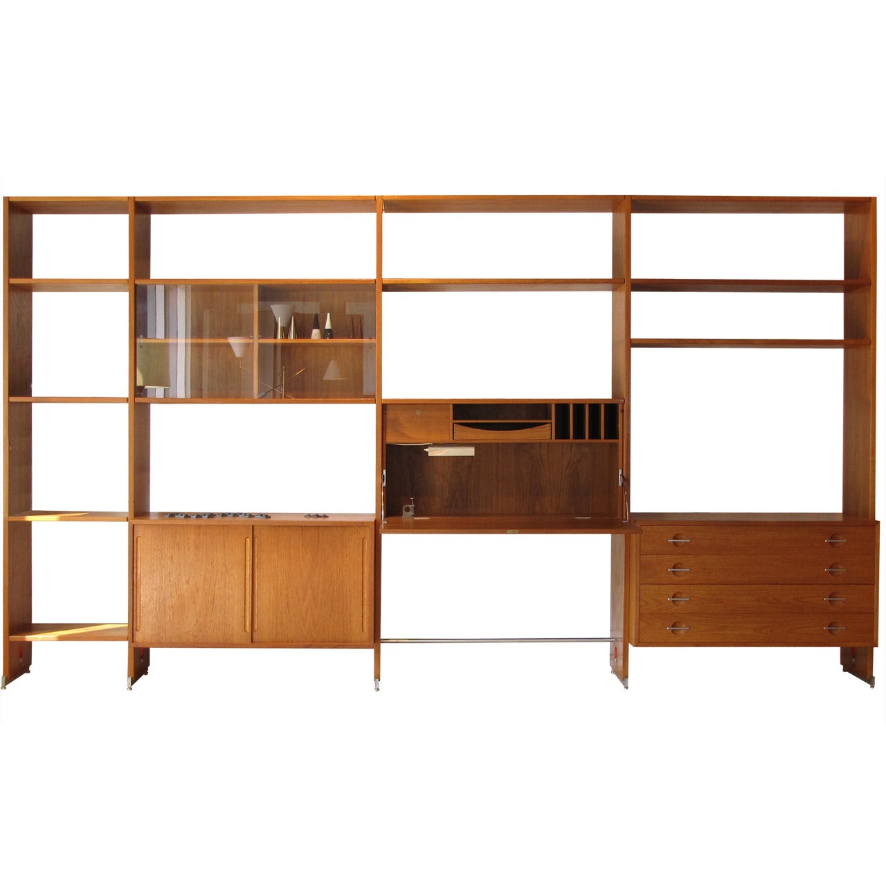 Hans Wegner Wall Unit in Teak