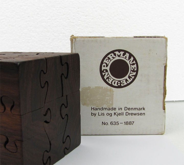 Danish Rosewood Puzzle Cube