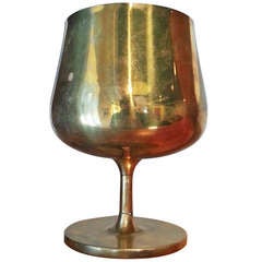 Florence Knoll Brass Flower Vase