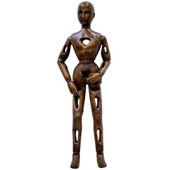 Rare Oak Wood Artist’s Articulated Mannequin. 