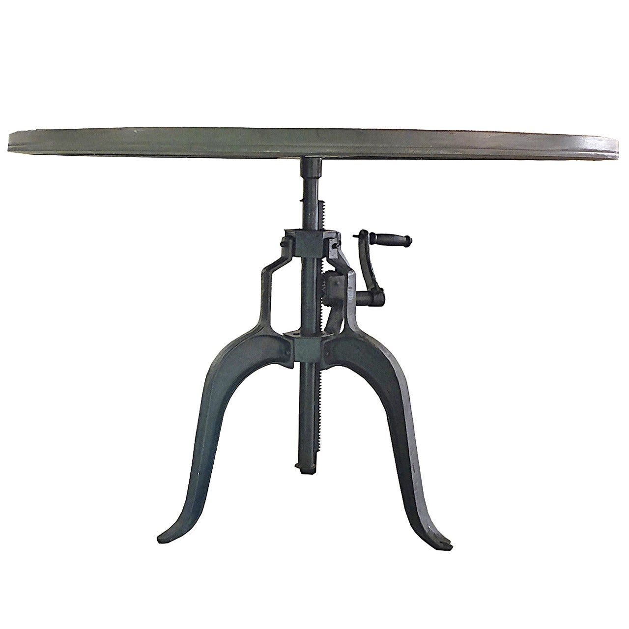 Stunning Industrial Lifting Dining Table