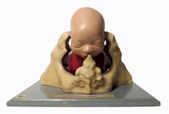 Anatomical Model of Childbirth with Fetus in Cephalic Position