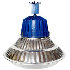 A Big Metal Swinging Industrial Light. 8