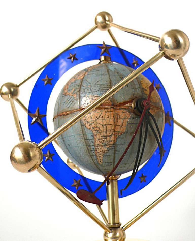 Mid-20th Century An Unusual Holland Clock Globe. 