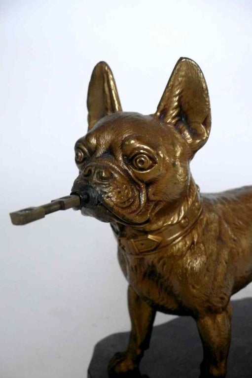 french bulldog clock