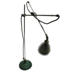 Articulated Metal Desk Lamp , Usa, 1950 .