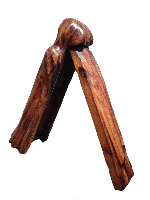 A Boxwood French Monk Nutcracker.