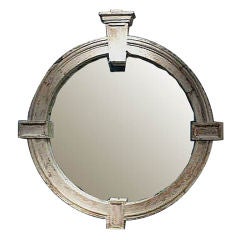 Antique One French architectonical outdoor element, as mirror.