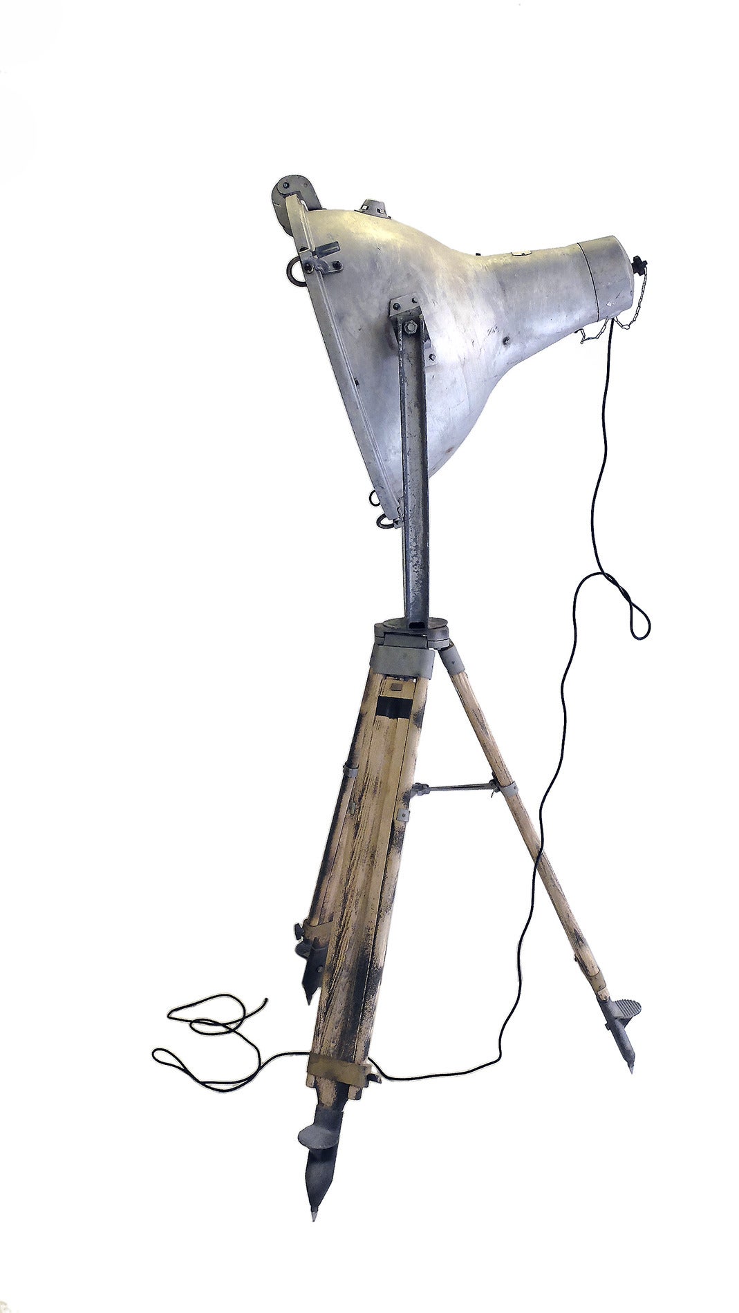 Mid-20th Century Rare Strand Electric Floodlight with Tripod