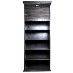 Used Iron Shelf Cabinet With Sheet Metal Rolling Shutter.