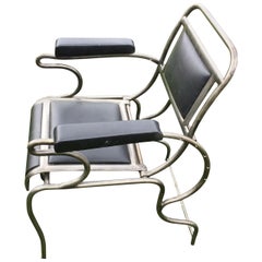Iron and Stainless Steel Dentist Armchair.