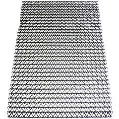 Unusual American Folk Art Iron Rug With Hearts. 7