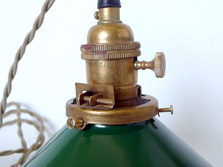 20th Century Unusual Industrial Swinging Lamps