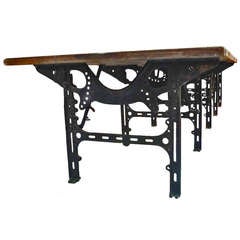 Huge industrial table.