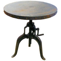 Vintage Stunning Industrial Lift Table