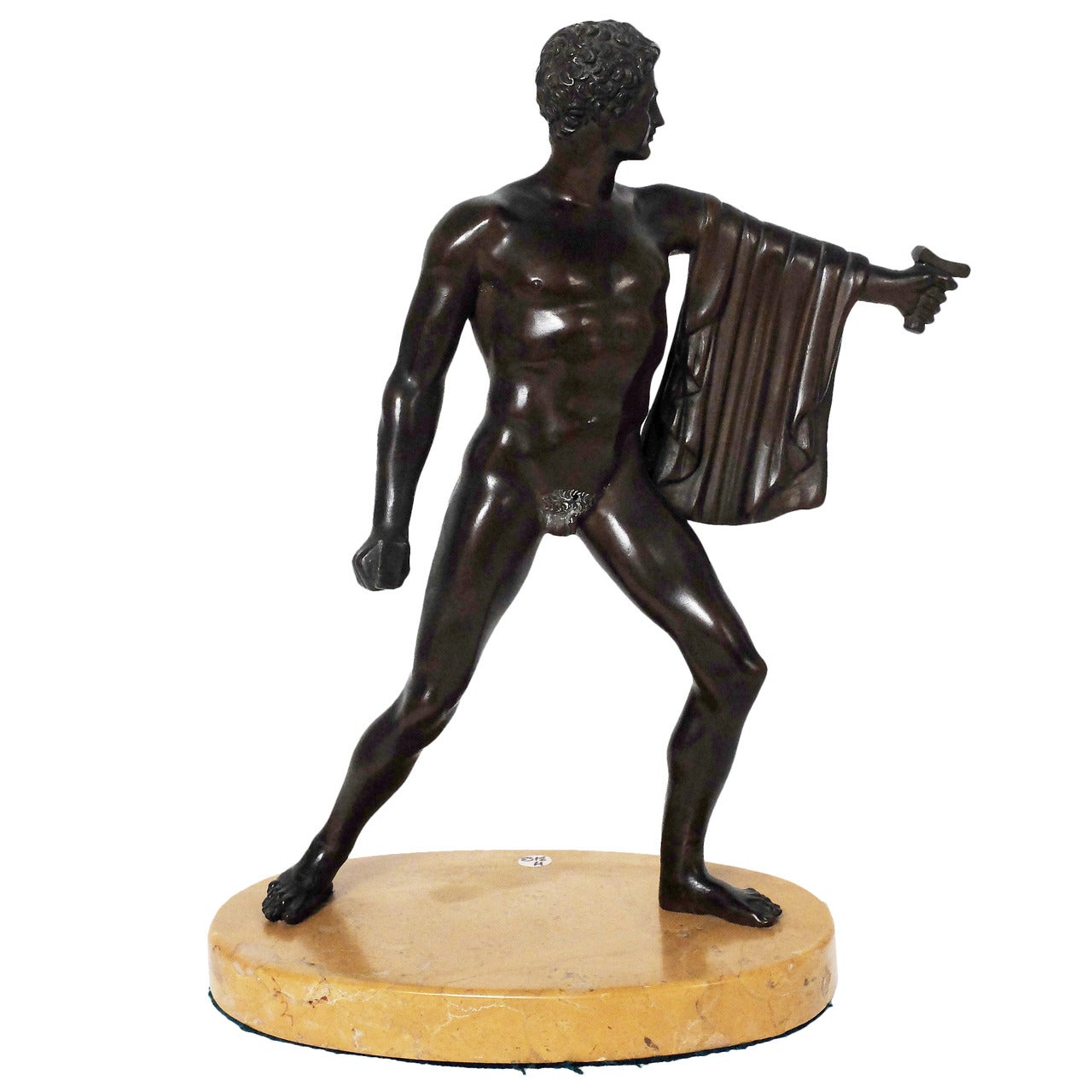 A Neoclassical Grand Tour Bronze of a Gladiator