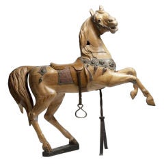 An important rampant French carousel horse. 5