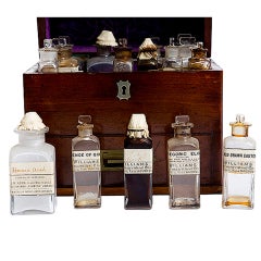 A Complete Apothecary Traveling Set, England, 1790 ca.