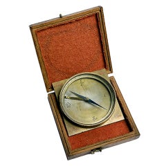 A XVIII Century Compass signed Hofer, Praha, dated 1786