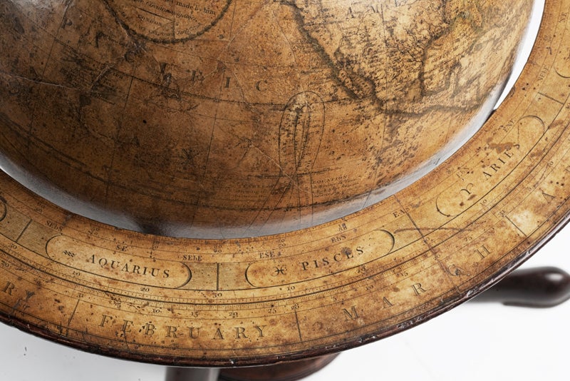 18th Century and Earlier An important English terrestrial globe, signed Cary, London.