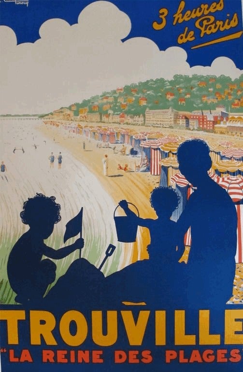 Art Deco Travel Trouville la Reine des Plages - Courchinoux