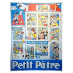 1950s Vintage Poster Petit Patre - Feve