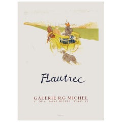 1950s Exhibition Poster, Galerie R. G. Michel, Toulouse Lautrec
