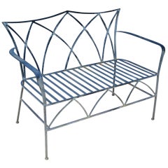 Wrought Iron Bench